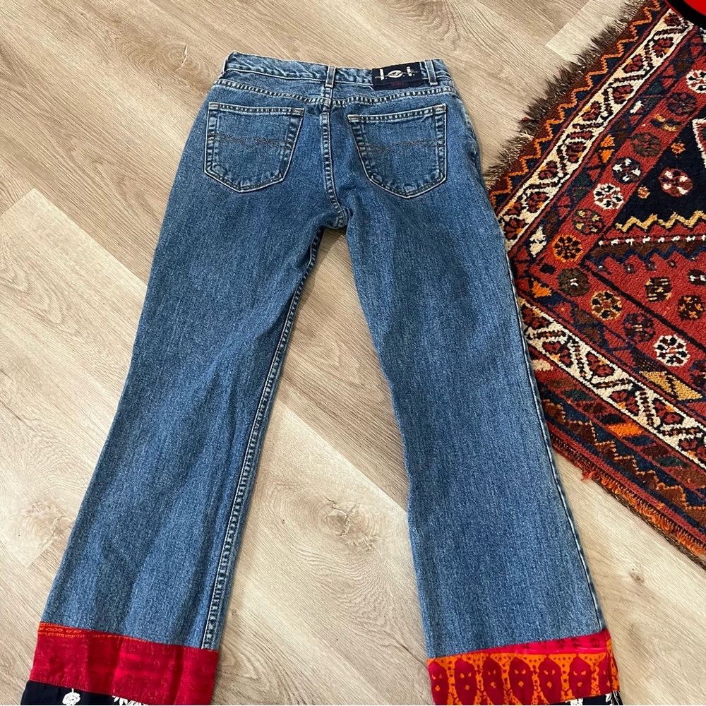 Vintage women’s fabric flare jeans size 28 - Picture 8 of 8
